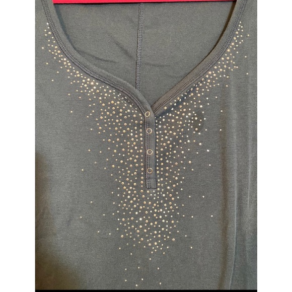 Victoria secret rhinestone long sleeve tee - Picture 2 of 5
